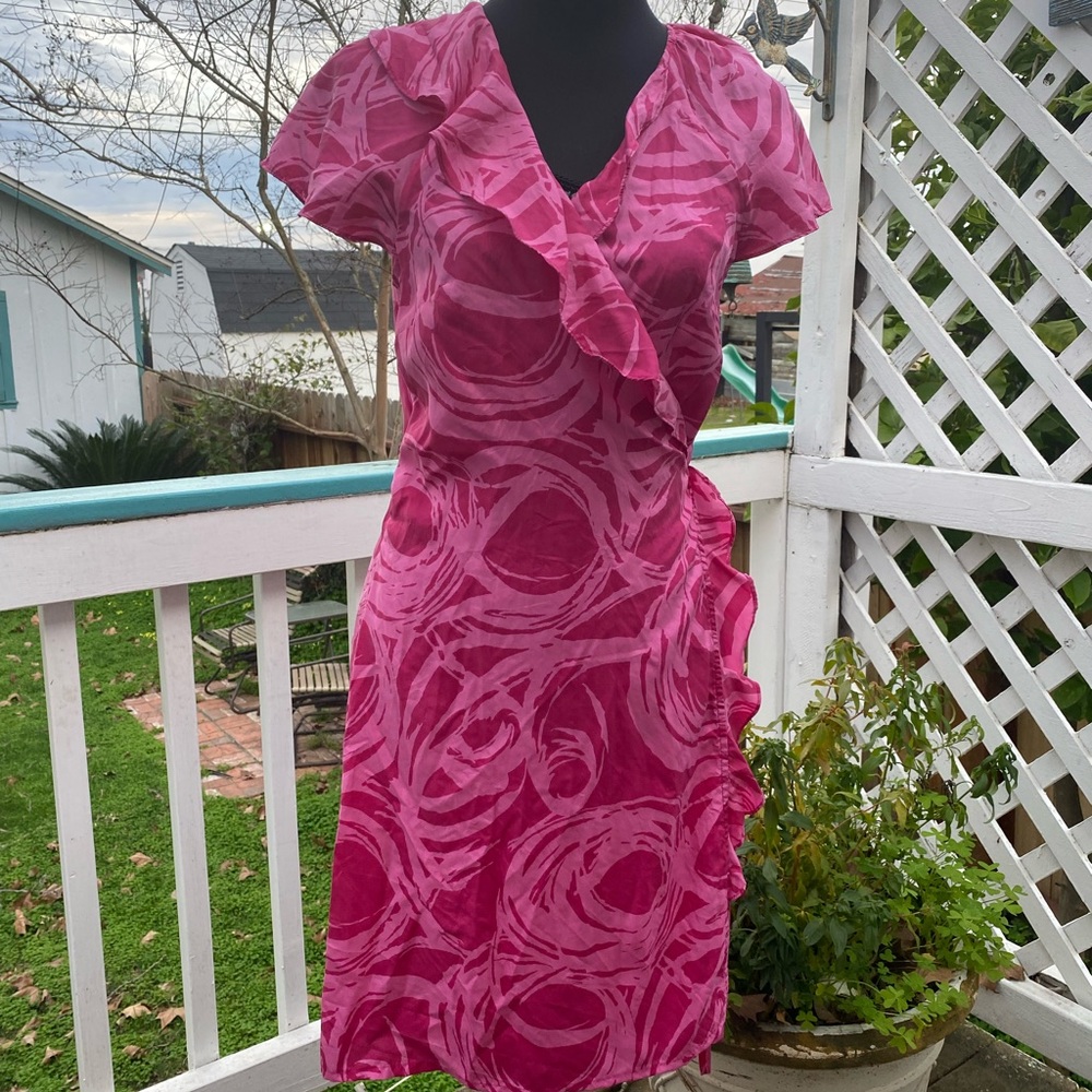 BANANA REPUBLIC Lovely Dress w/ Flutter Cap Sleeves & Sweet Details!🌷